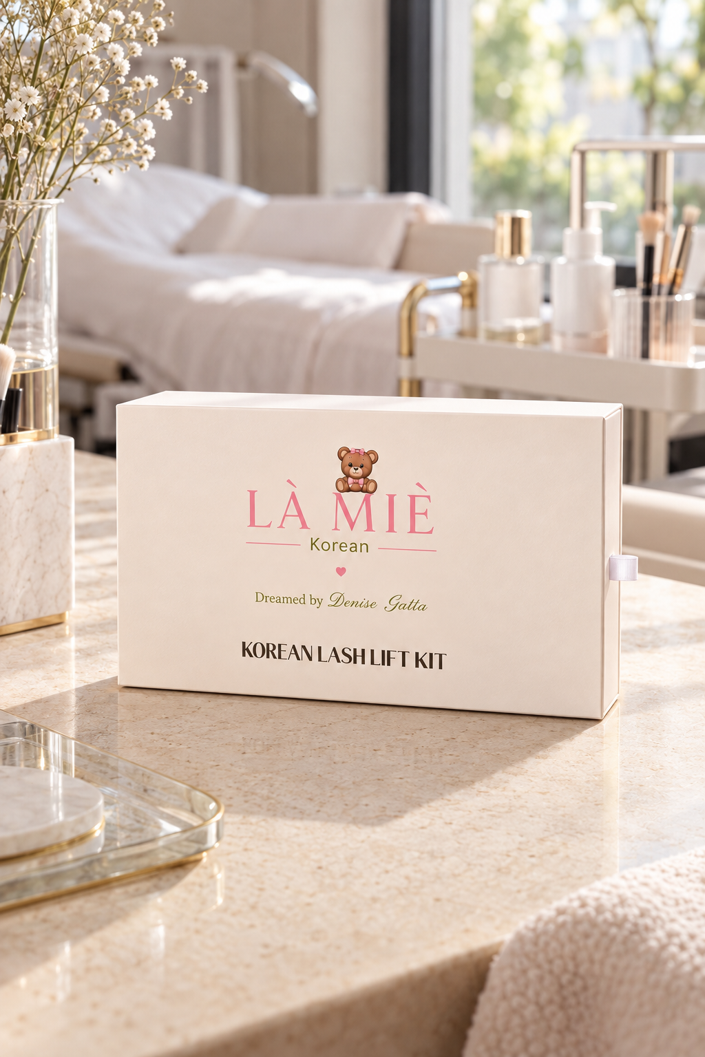 KIT COMPLETO Laminazione Koreana LÀ MIÈ – ambientazione nello studio beauty