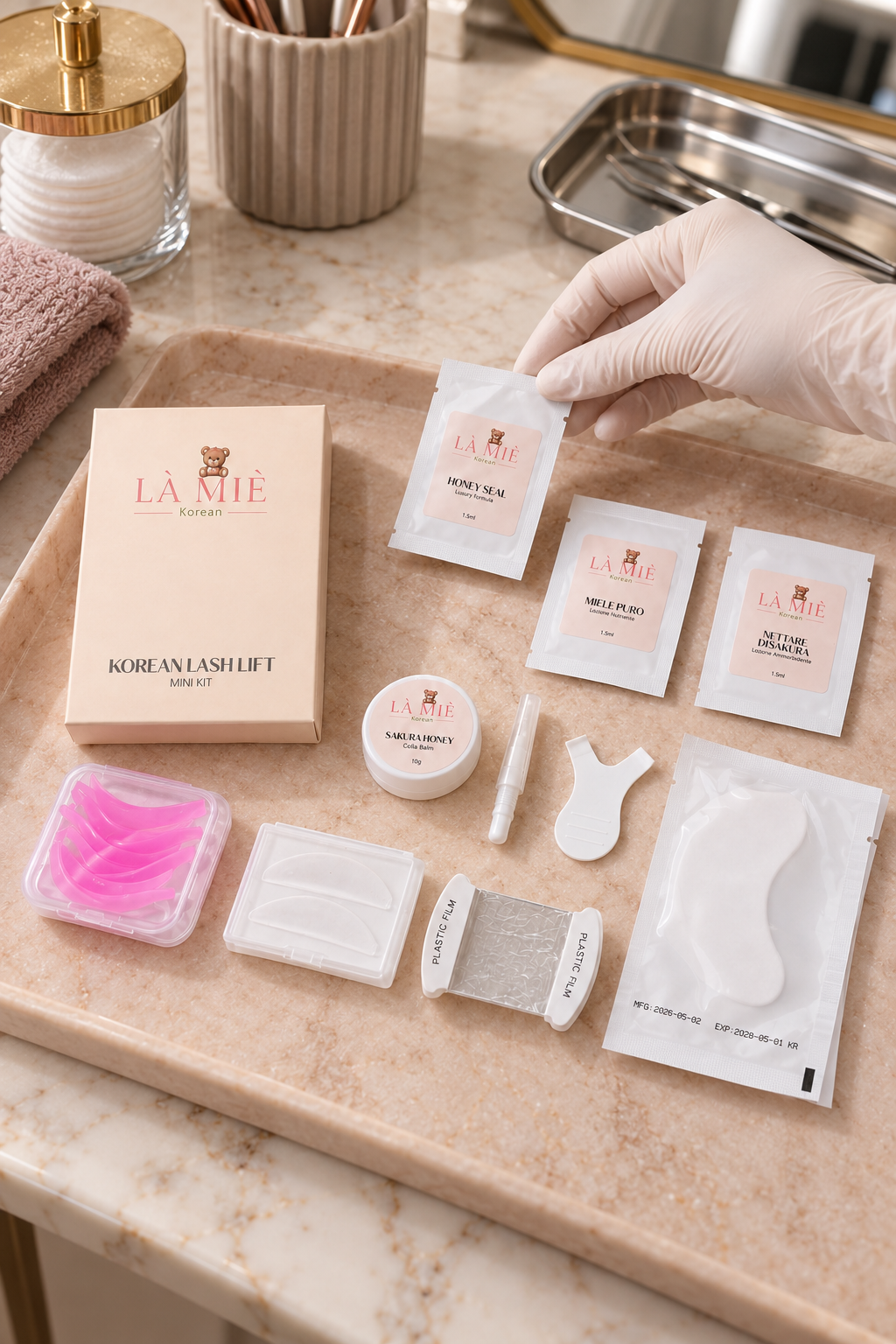 MINI KIT Laminazione Koreana LÀ MIÈ – utilizzo e preparazione professionale