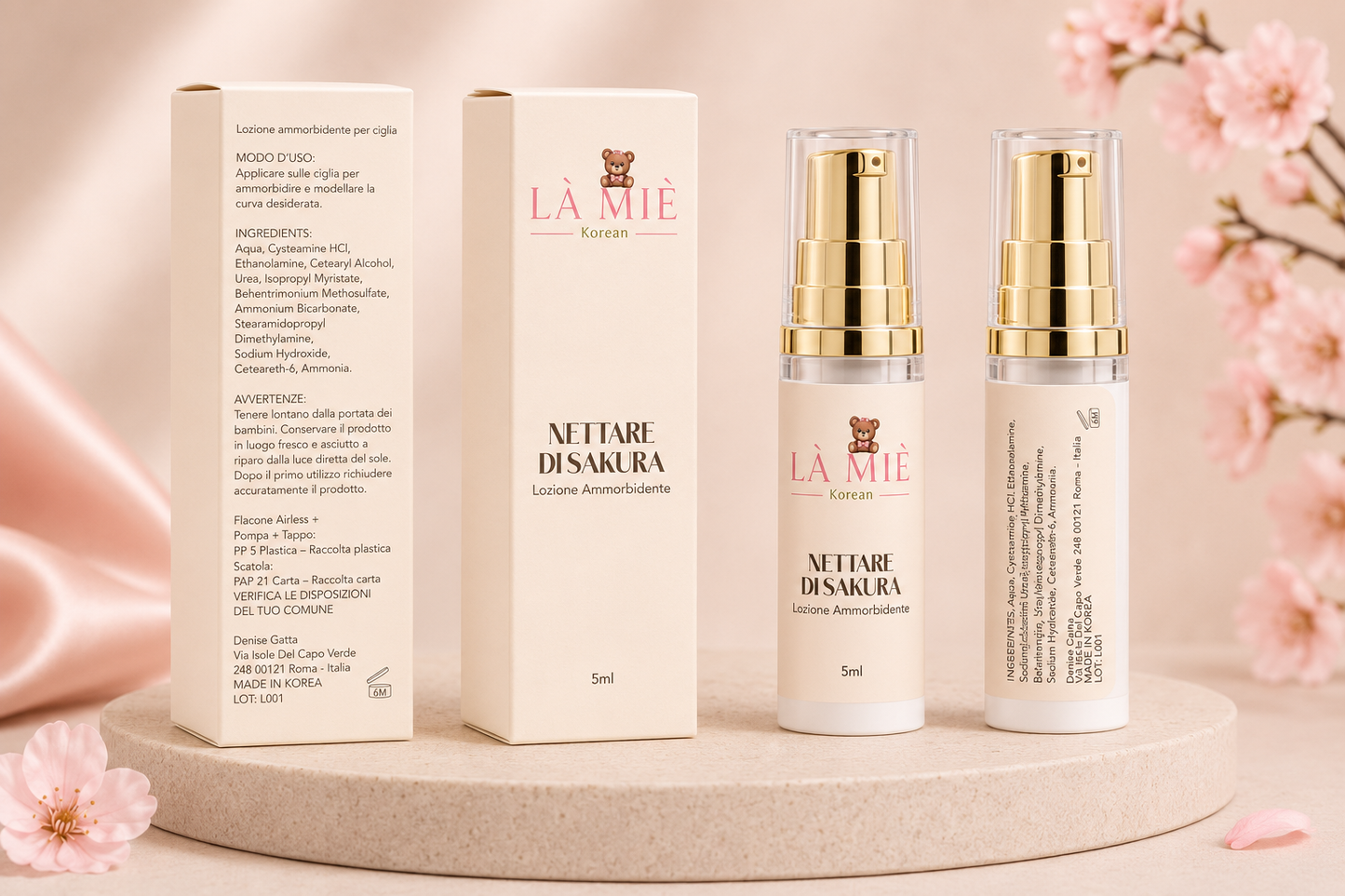 NETTARE DI SAKURA Lozione ammorbidente