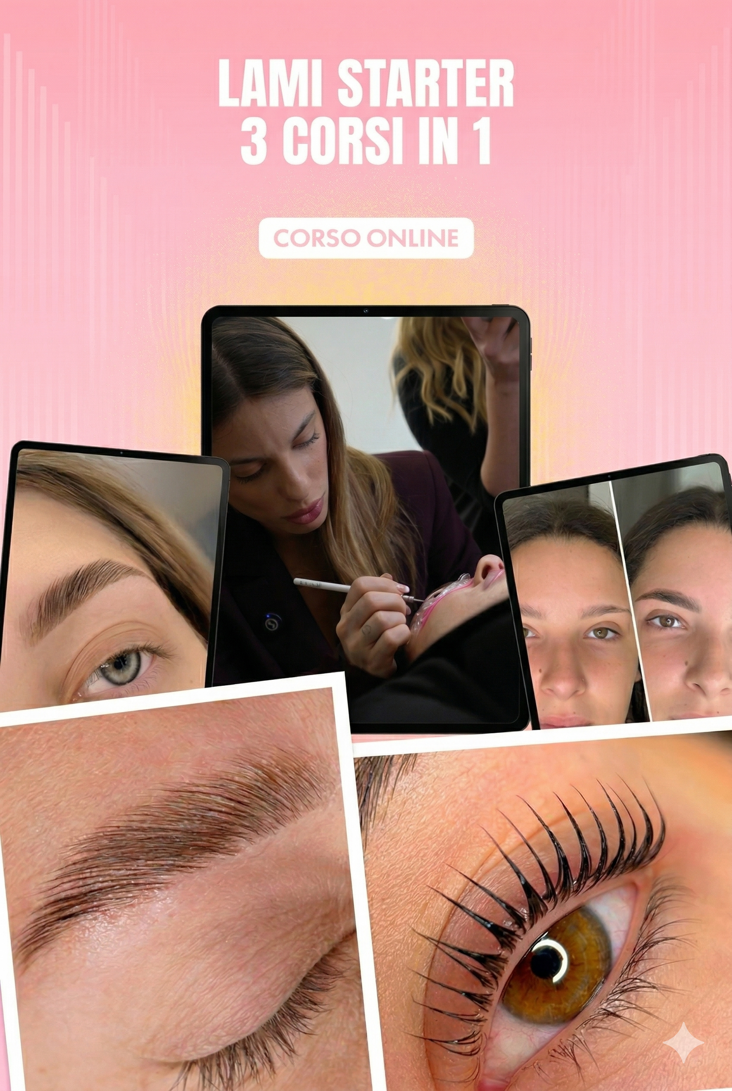 Professione Lamimaker: Trasforma il tuo futuro con il Master 3-in-1 in Laminazione Ciglia, Sopracciglia e Tecnica Coreana