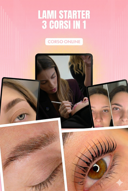 Professione Lamimaker: Trasforma il tuo futuro con il Master 3-in-1 in Laminazione Ciglia, Sopracciglia e Tecnica Coreana