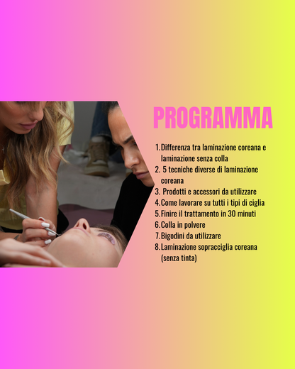 Masterclass Laminazione Coreana (in presenza a Roma)