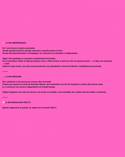 Masterclass Laminazione Coreana (in presenza a Roma)