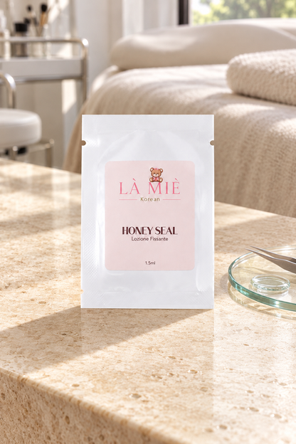 Bustina HONEY SEAL LÀ MIÈ – ambientazione nello studio beauty