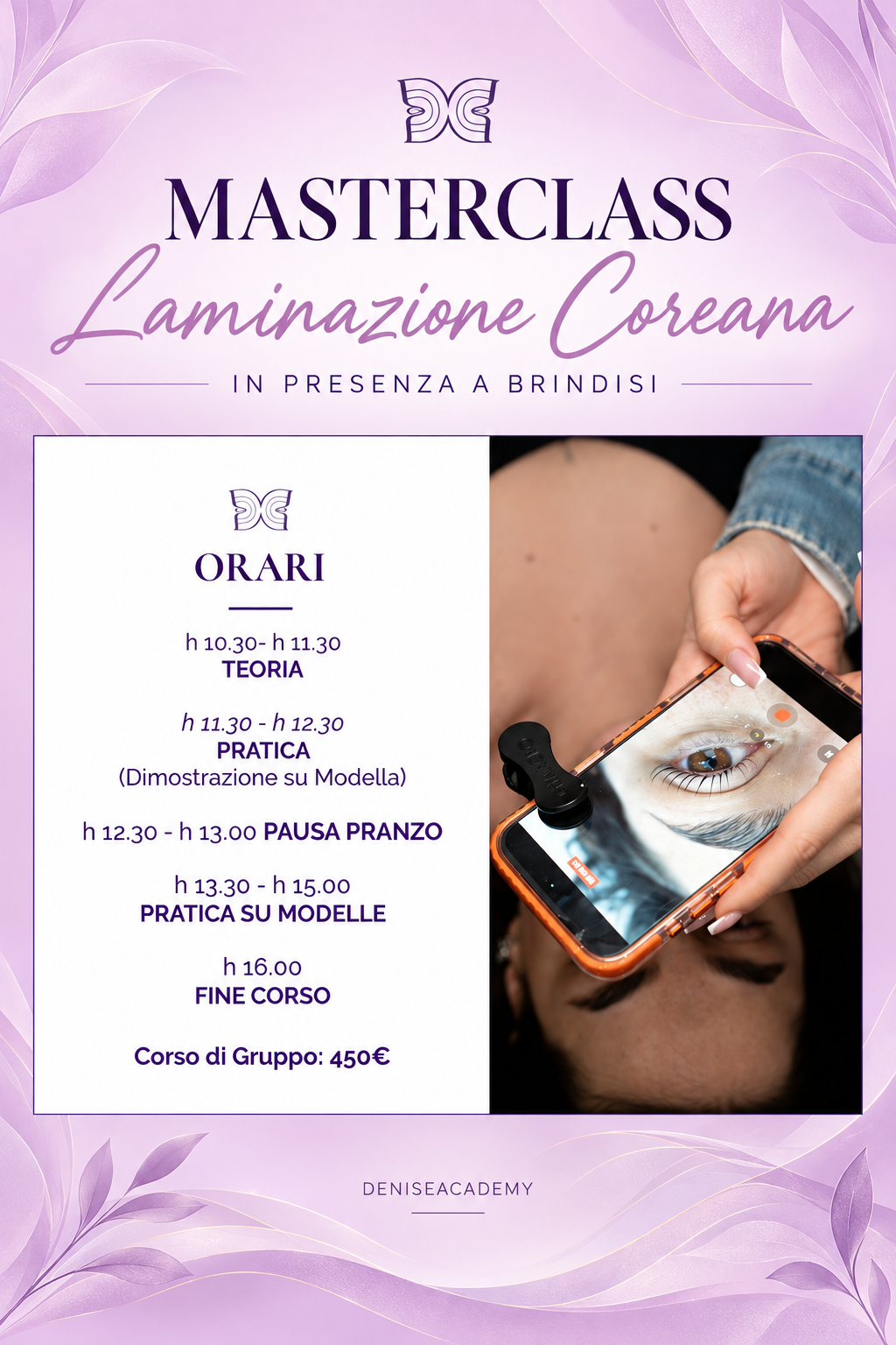 Masterclass Laminazione Coreana (in presenza a Brindisi)