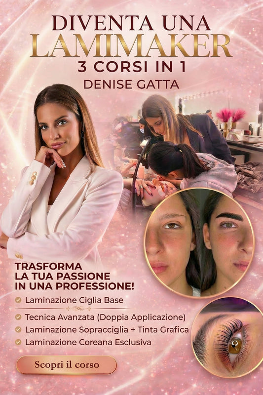 Professione Lamimaker: Trasforma il tuo futuro con il Master 3-in-1 in Laminazione Ciglia, Sopracciglia e Tecnica Coreana