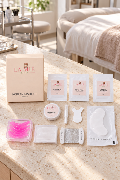 MINI KIT Laminazione Koreana LÀ MIÈ – ambientazione nello studio beauty