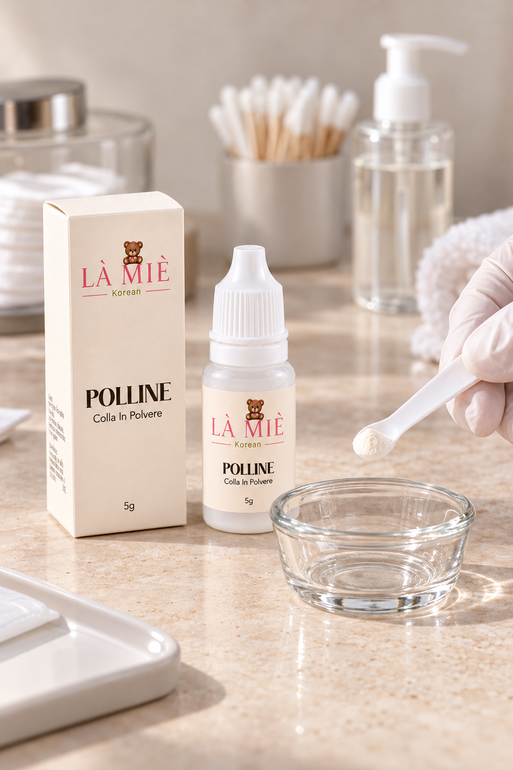 POLLINE colla in polvere LÀ MIÈ – utilizzo e preparazione professionale