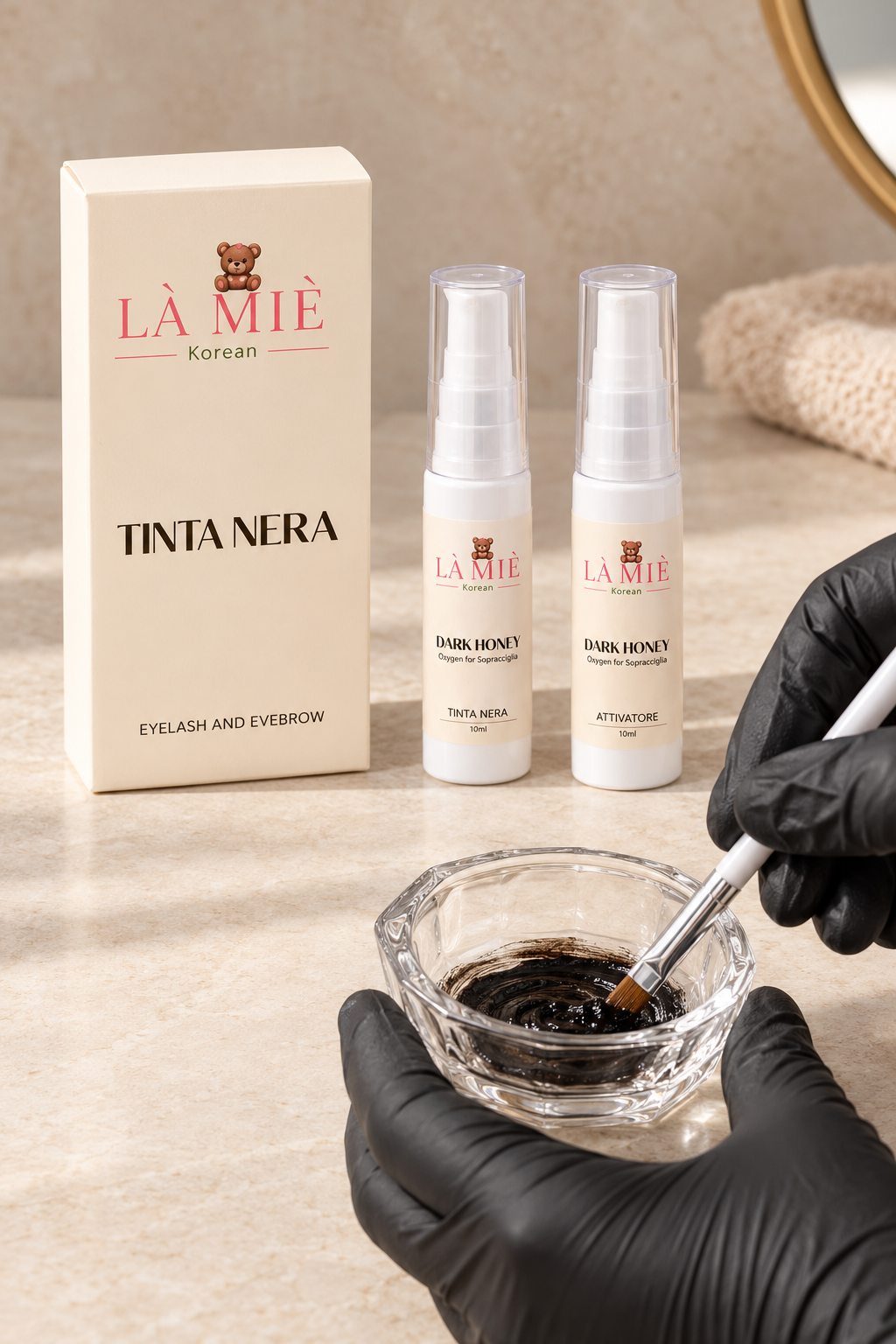 TINTA Nera LÀ MIÈ – utilizzo e preparazione professionale